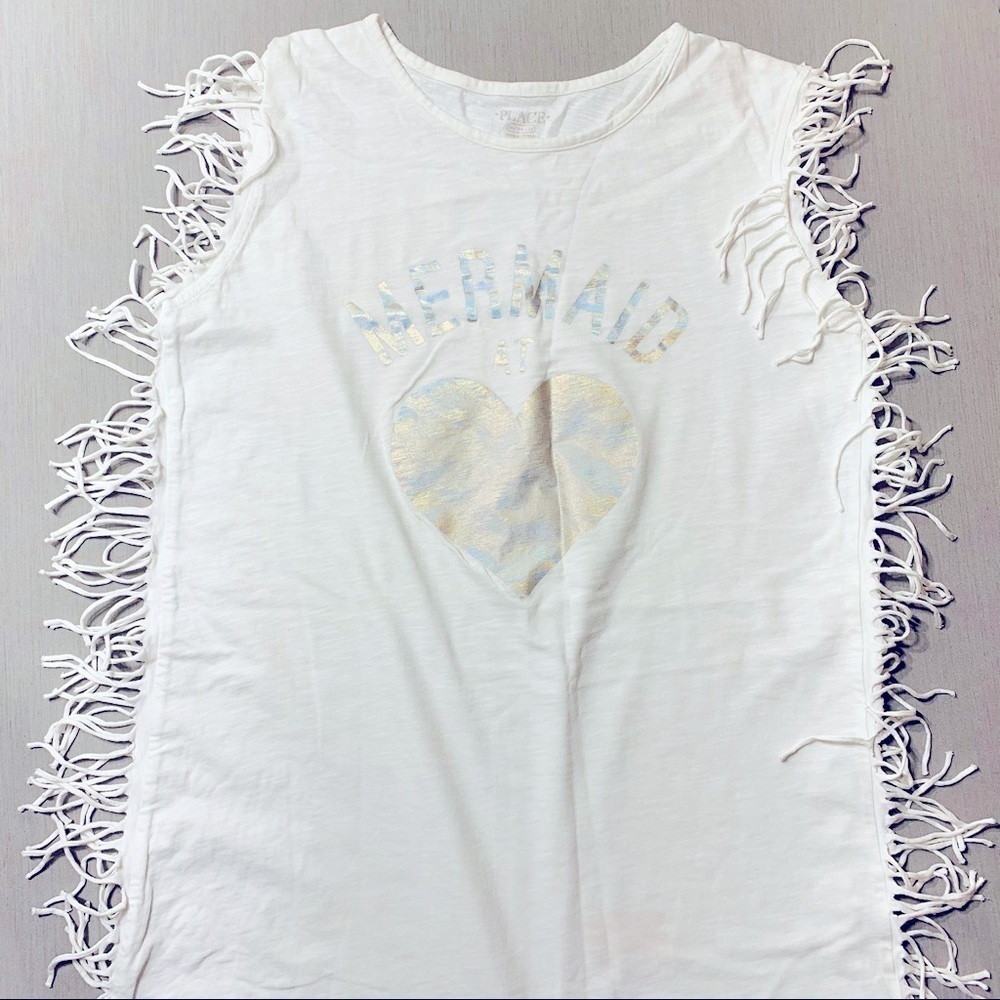 Children’s place girls 14Y fringe swim coverup